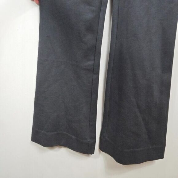 NEW Spanx The Perfect Sleeveless Jumpsuit Medium Black Ponte Flare Career Comfy - Picture 2 of 16